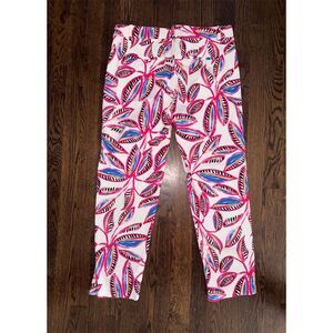 New J. Crew Women's Size 8 Floral Cropped Skimmer Pants Multicolor Casual‎